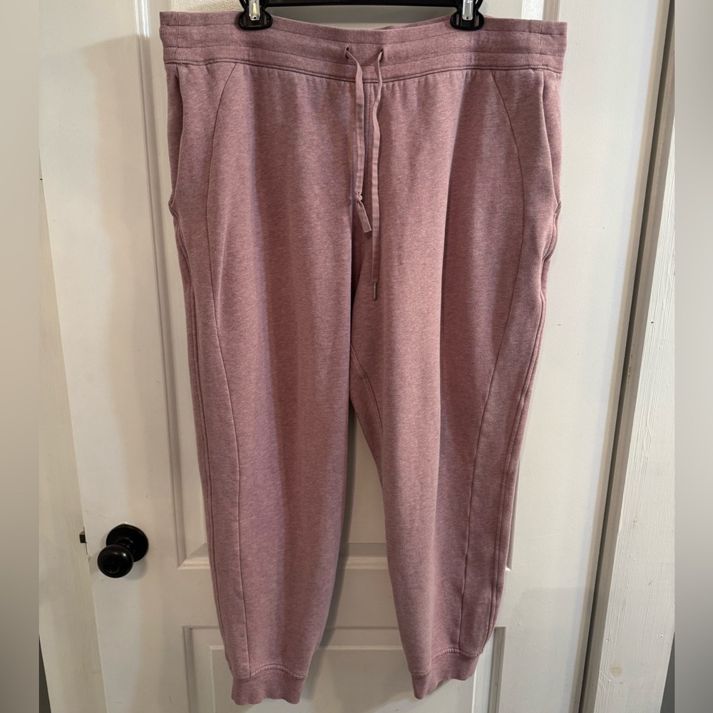 Lululemon Scuba High-Rise Jogger Heathered Pink Taupe